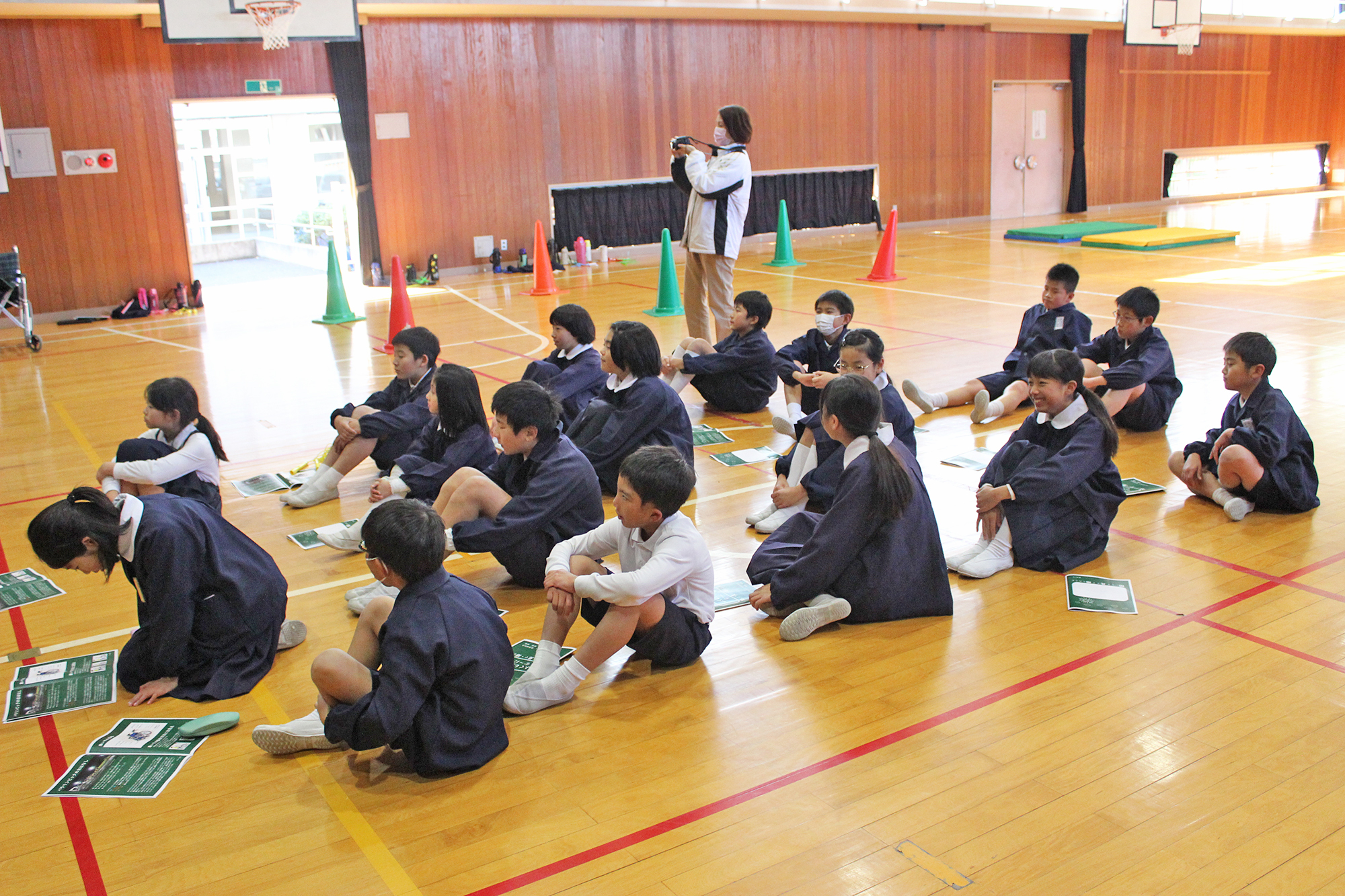 高見小学校福祉体験へ